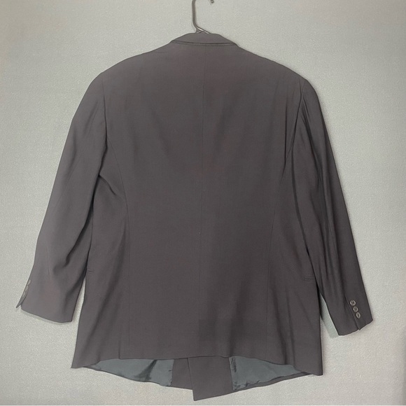 Giorgio Armani Le Collezioni blazer 46R Dark Blue Academia Professional Office - Picture 7 of 17